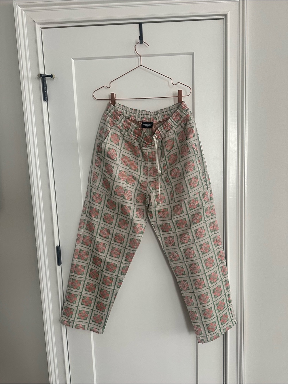 Pleasures Now sloppy easy pant drawstring pants